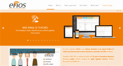 Desktop Screenshot of poweredbyenos.com